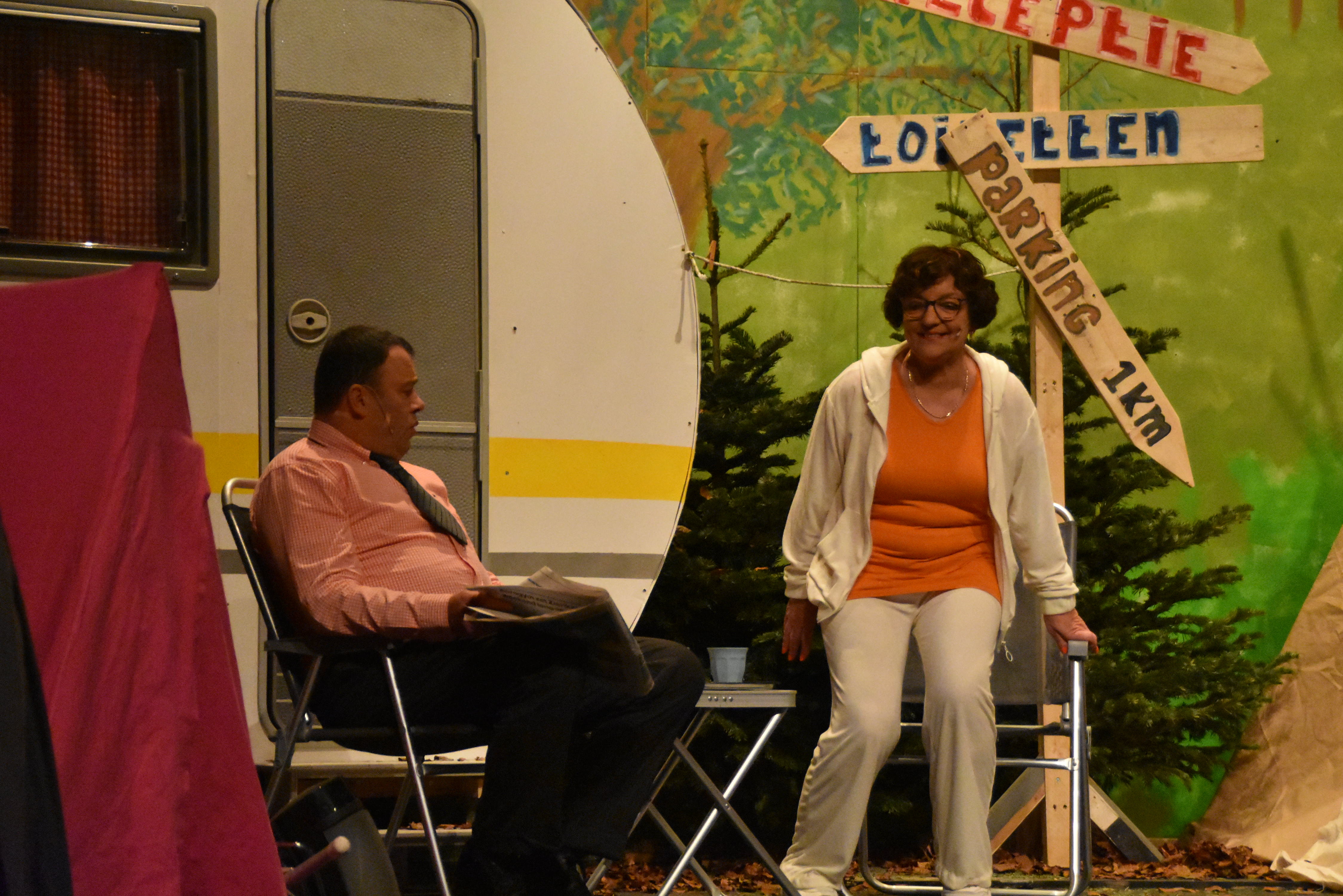 Vreemde vogels op de camping