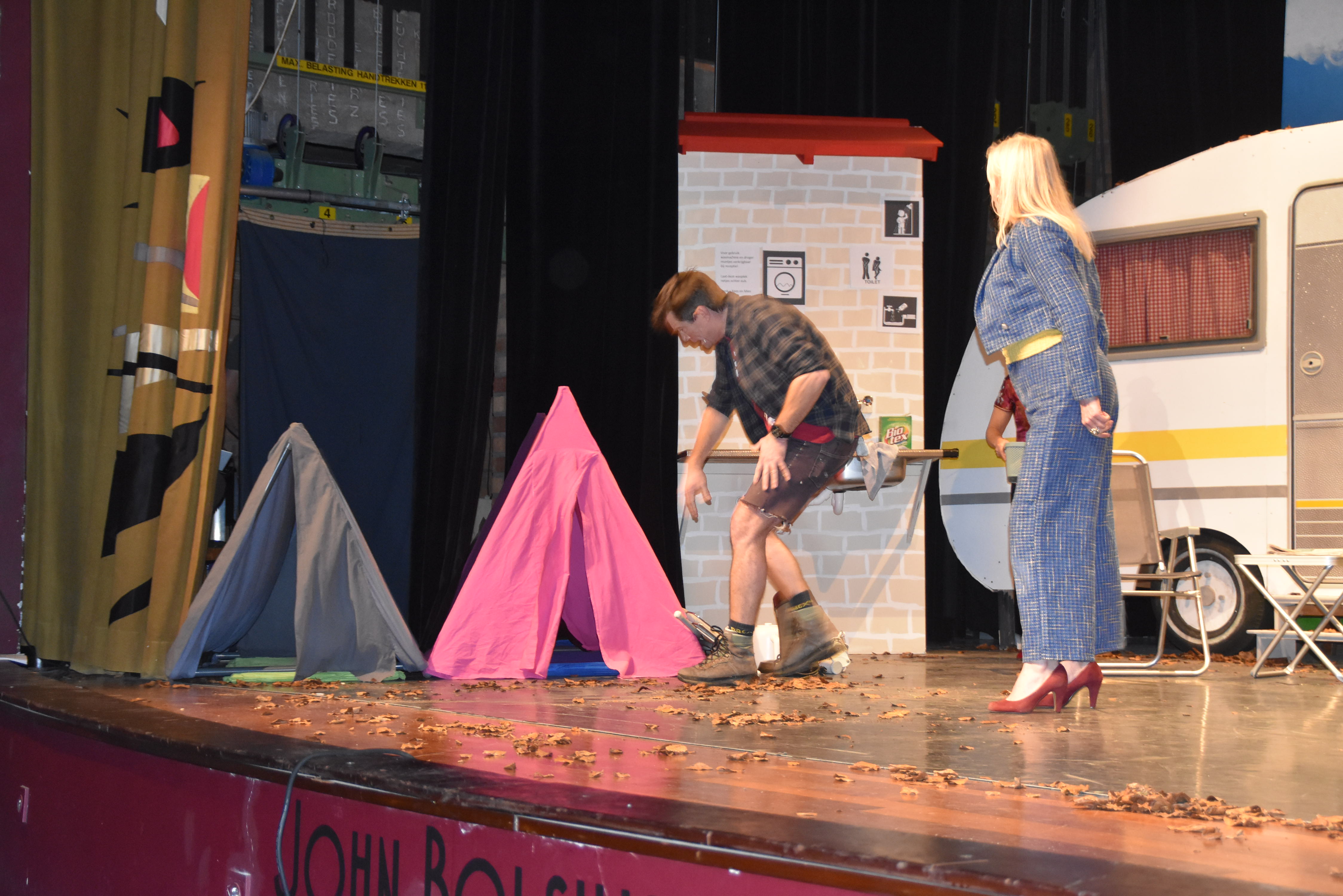 Vreemde vogels op de camping