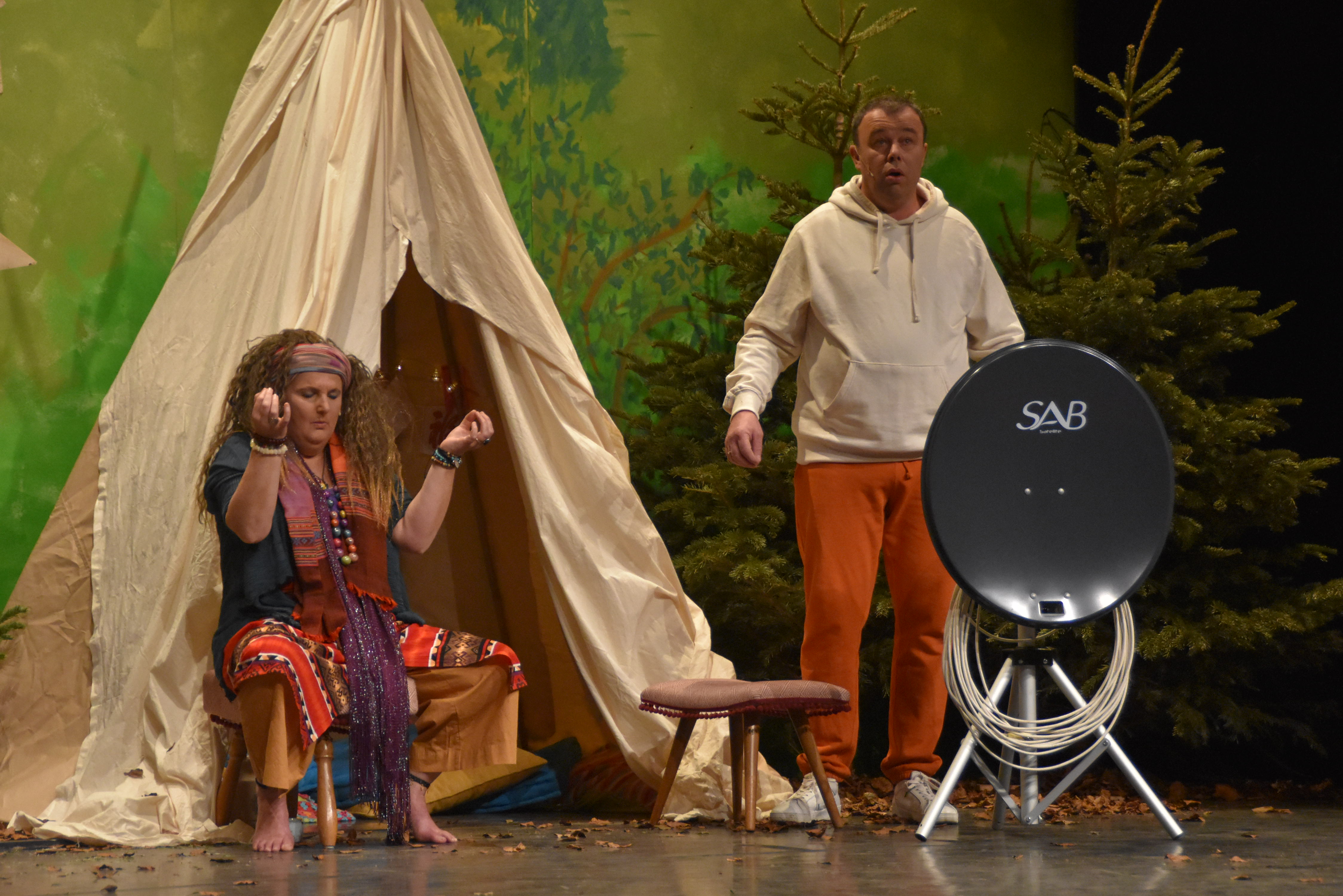 Vreemde vogels op de camping