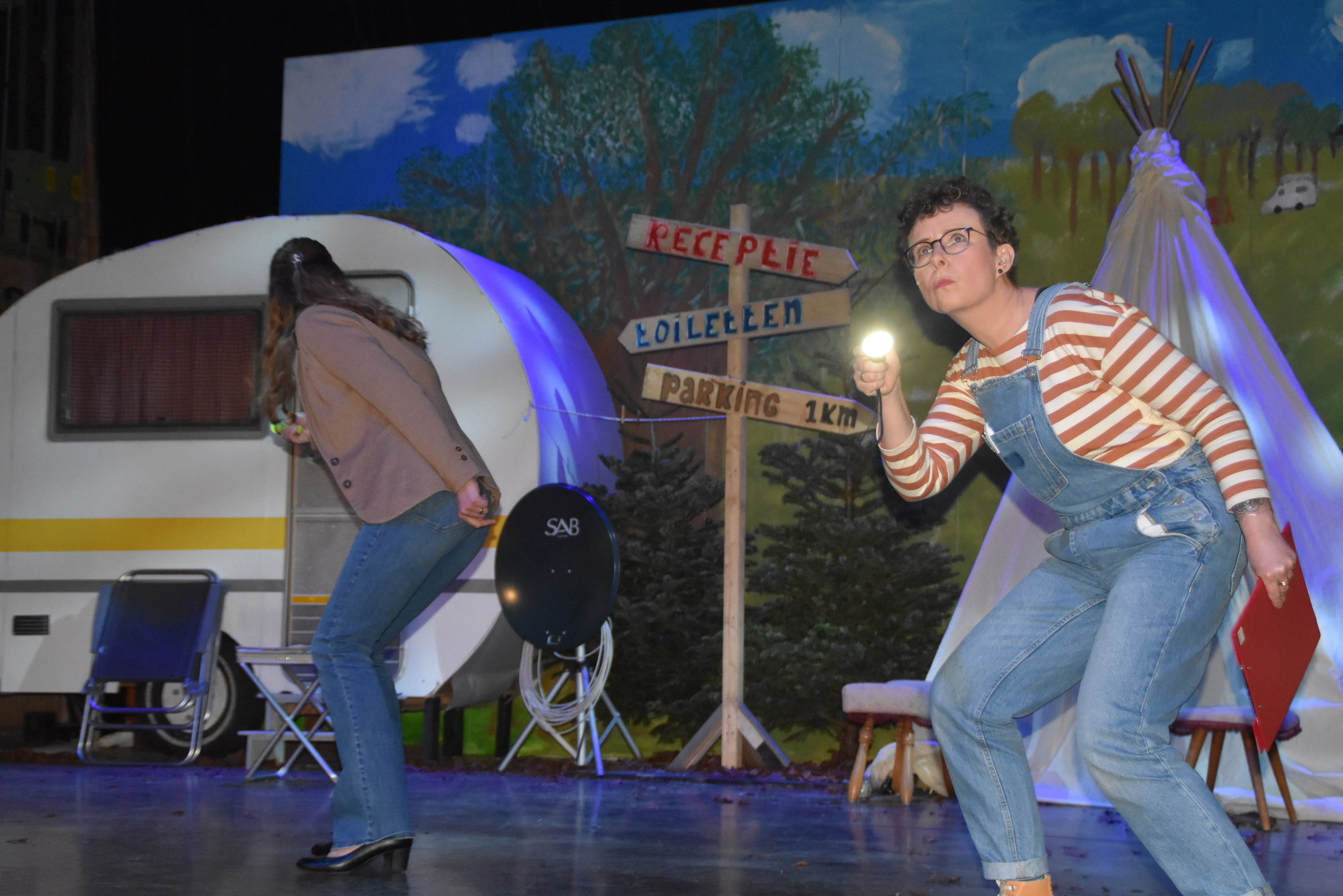 Vreemde vogels op de camping