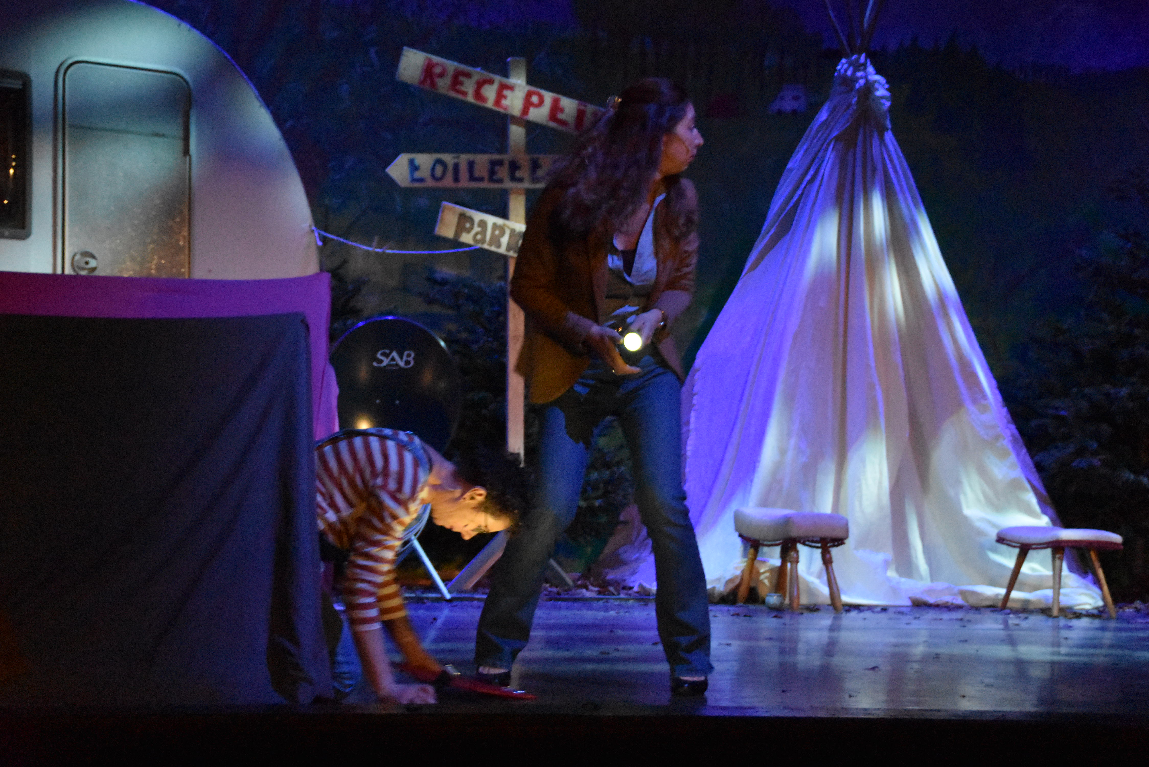 Vreemde vogels op de camping